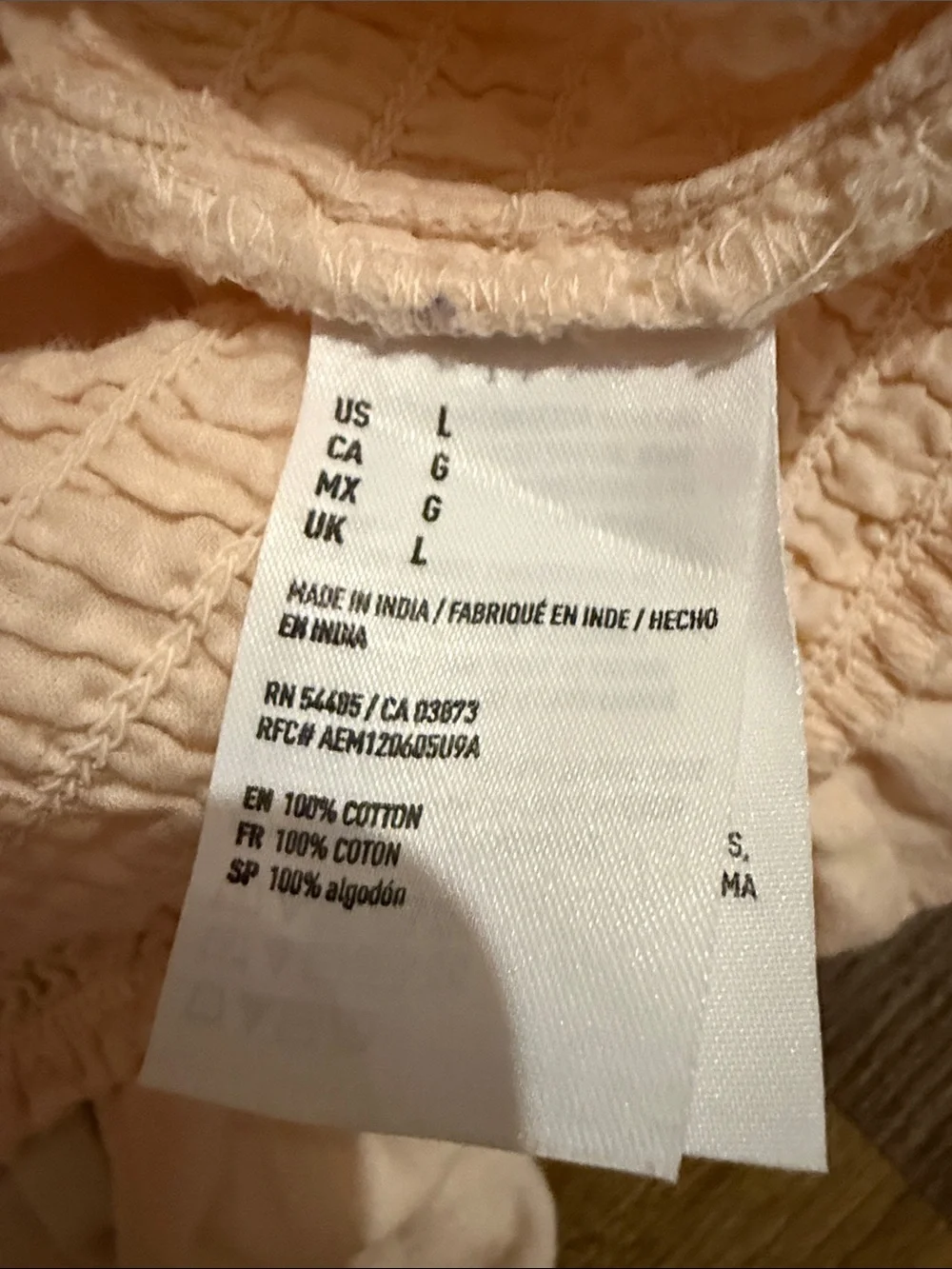 Light Peach Off-the-Shoulder Ruffle Lace Top